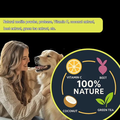 PurePetSmile Daily Dental Powder - No-Brush Dog Teeth Cleaner